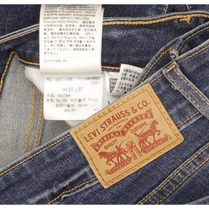 Levi's Blue Skinny Slim Stretch Jeans High Waisted W30 L30