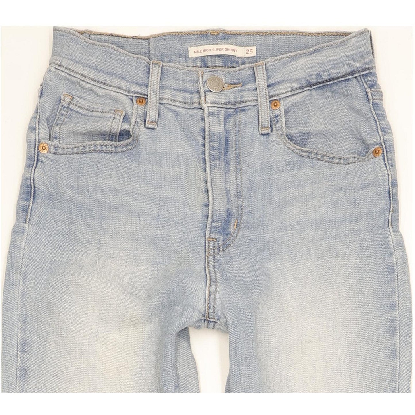 Levi's Mile Women Blue Skinny Slim Stretch Jeans W25 L30