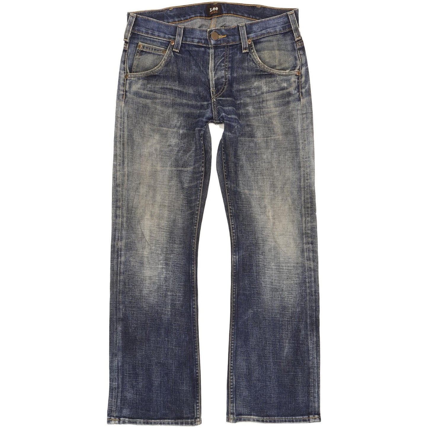 Lee Flint Men Blue Straight Slim Jeans W30 L30