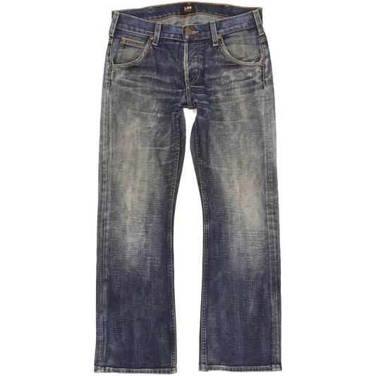 Lee Flint Men Blue Straight Slim Jeans W30 L30