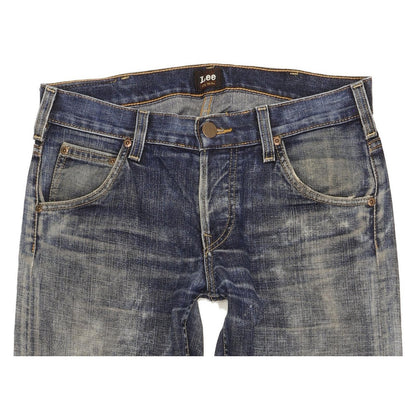 Lee Flint Men Blue Straight Slim Jeans W30 L30