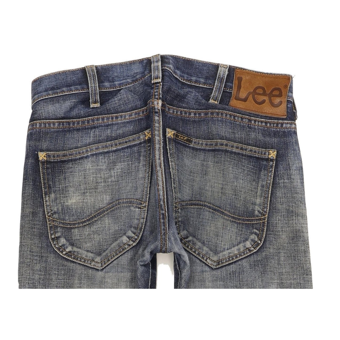 Lee Flint Men Blue Straight Slim Jeans W30 L30
