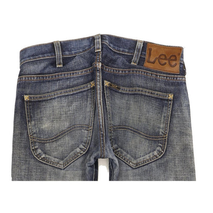 Lee Flint Men Blue Straight Slim Jeans W30 L30