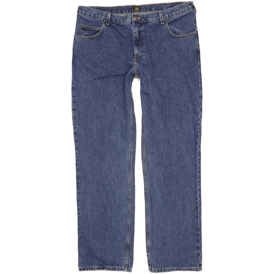 Lee Brooklyn Men Blue Straight Regular Jeans W40 L34
