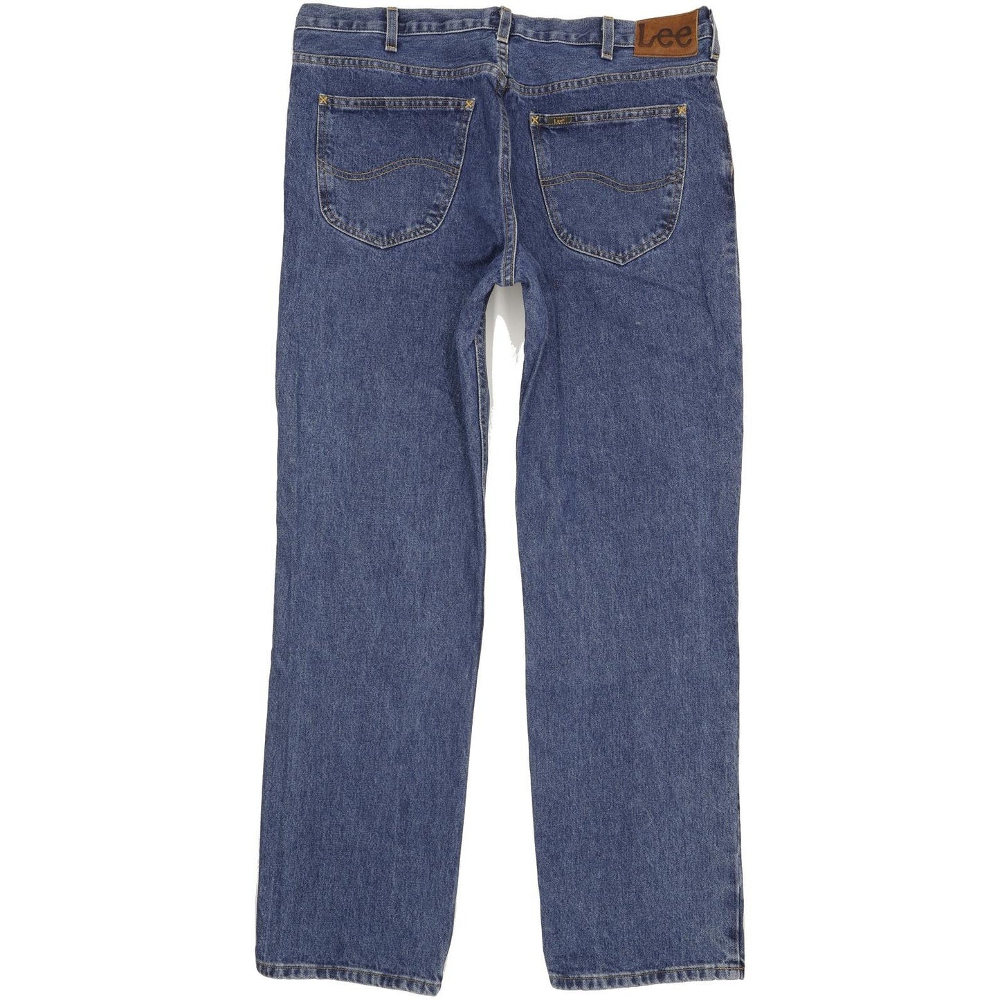 Lee Brooklyn Men Blue Straight Regular Jeans W40 L34