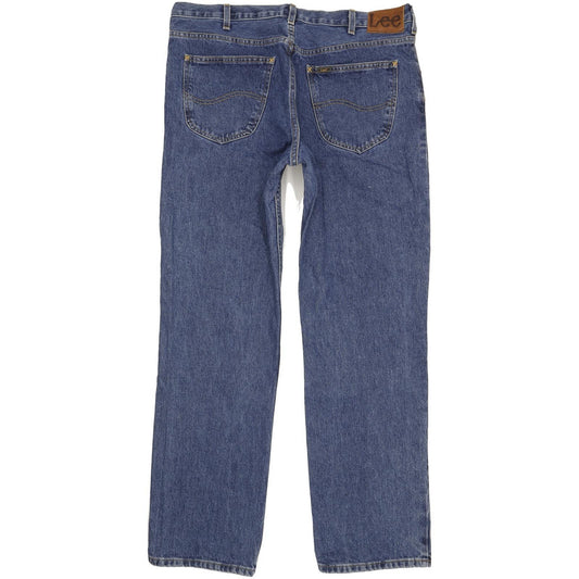 Lee Brooklyn Men Blue Straight Regular Jeans W40 L34