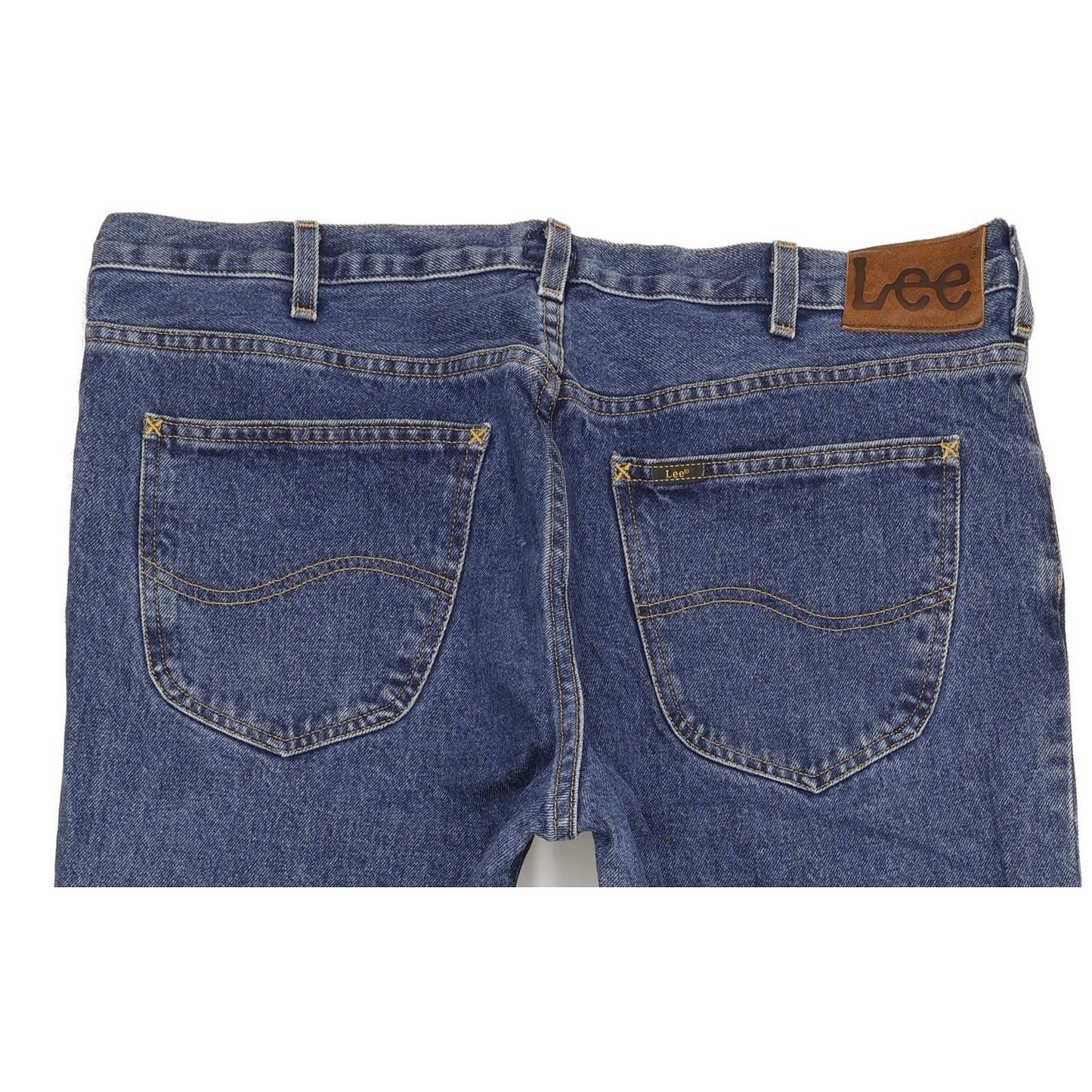 Lee Brooklyn Men Blue Straight Regular Jeans W40 L34