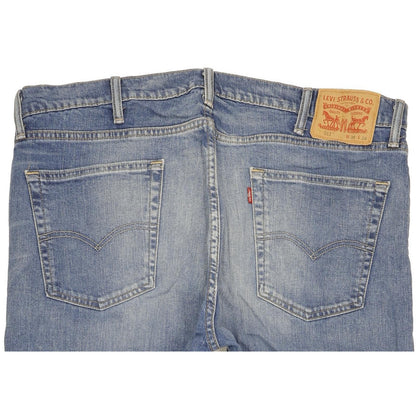 Levi's 513 Men Blue Straight Regular Stretch Jeans W38 L29