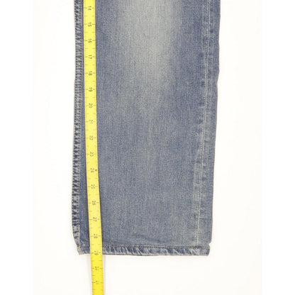Levi's 513 Men Blue Straight Regular Stretch Jeans W38 L29