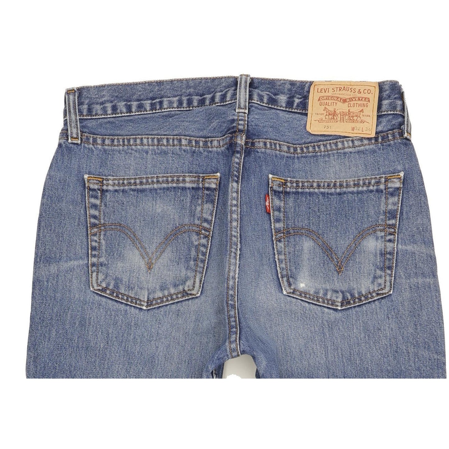 Levi's 751 Men Blue Straight Regular Jeans W32 L31