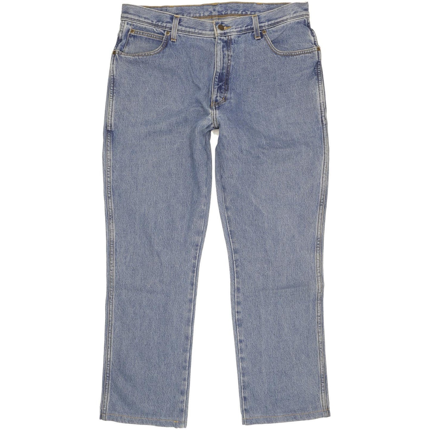 Wrangler Men Blue Straight Regular Jeans W38 L30