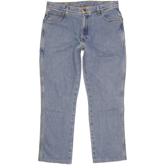 Wrangler Men Blue Straight Regular Jeans W38 L30