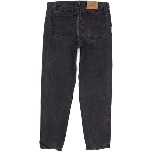 Levi's 550 Made in USA Black Tapered Relaxed Mom Jeans High Waisted W37 L32