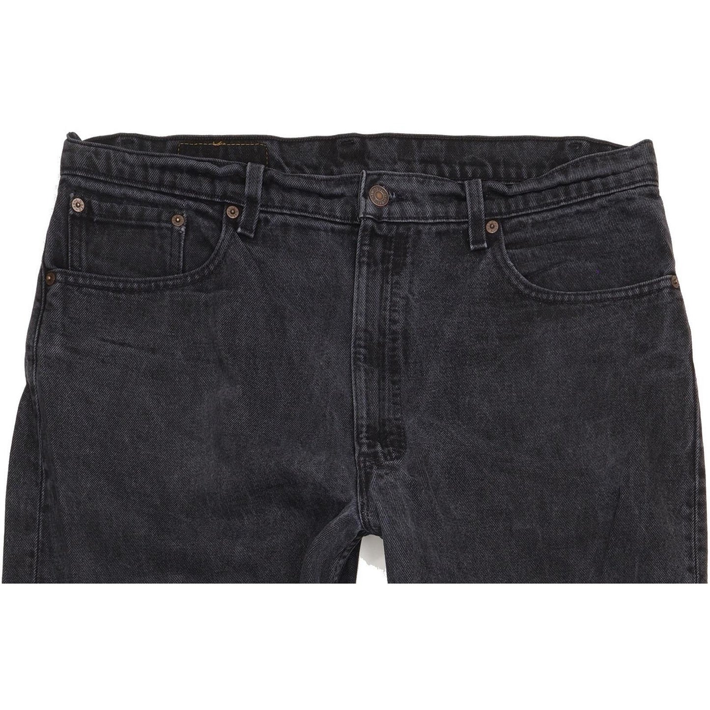 Levi's 550 Made in USA Black Tapered Relaxed Mom Jeans High Waisted W37 L32