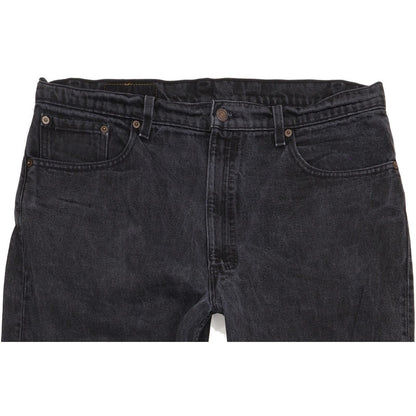 Levi's 550 Made in USA Black Tapered Relaxed Mom Jeans High Waisted W37 L32