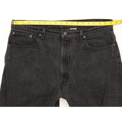 Levi's 550 Made in USA Black Tapered Relaxed Mom Jeans High Waisted W37 L32