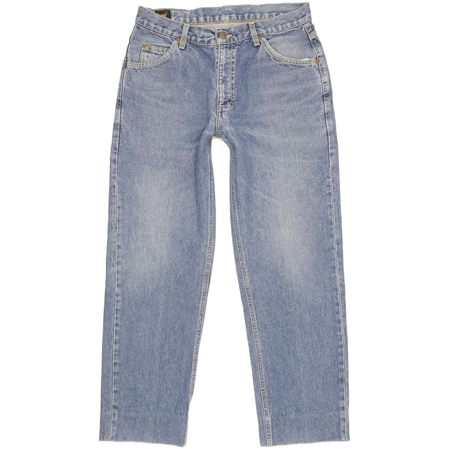 Lee Men Blue Straight Regular Jeans W32 L28