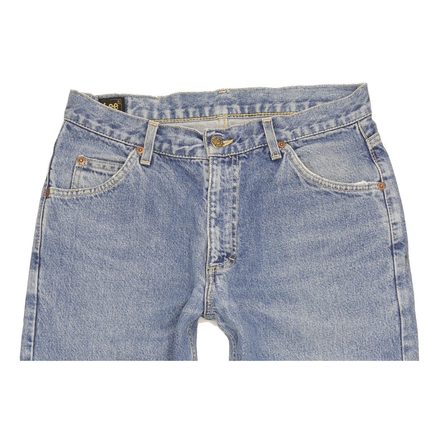 Lee Men Blue Straight Regular Jeans W32 L28