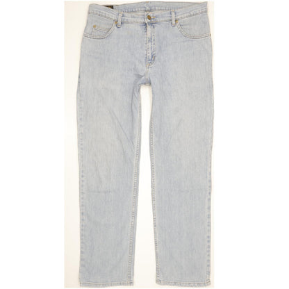 Lee Brooklyn Men Blue Straight Regular Stretch Jeans W36 L32