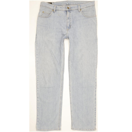 Lee Brooklyn Men Blue Straight Regular Stretch Jeans W36 L32