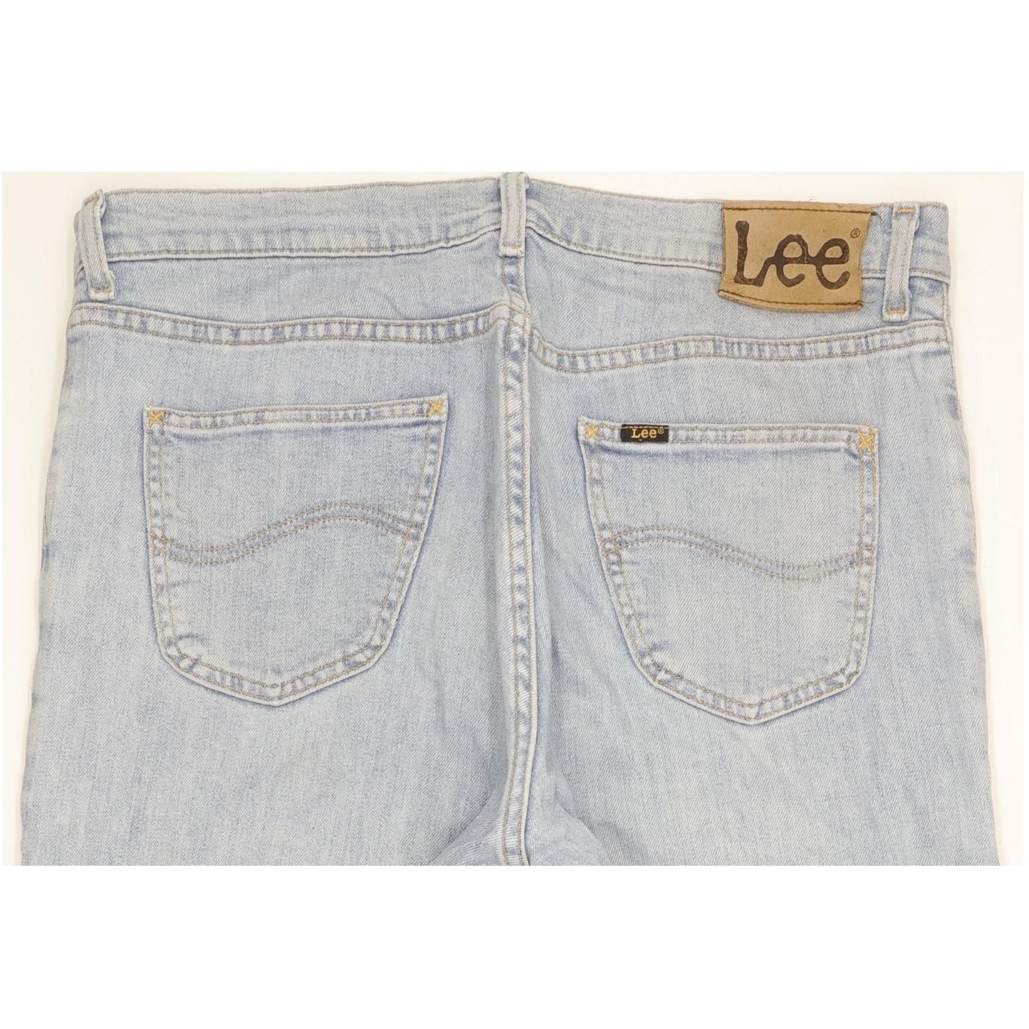 Lee Brooklyn Men Blue Straight Regular Stretch Jeans W36 L32