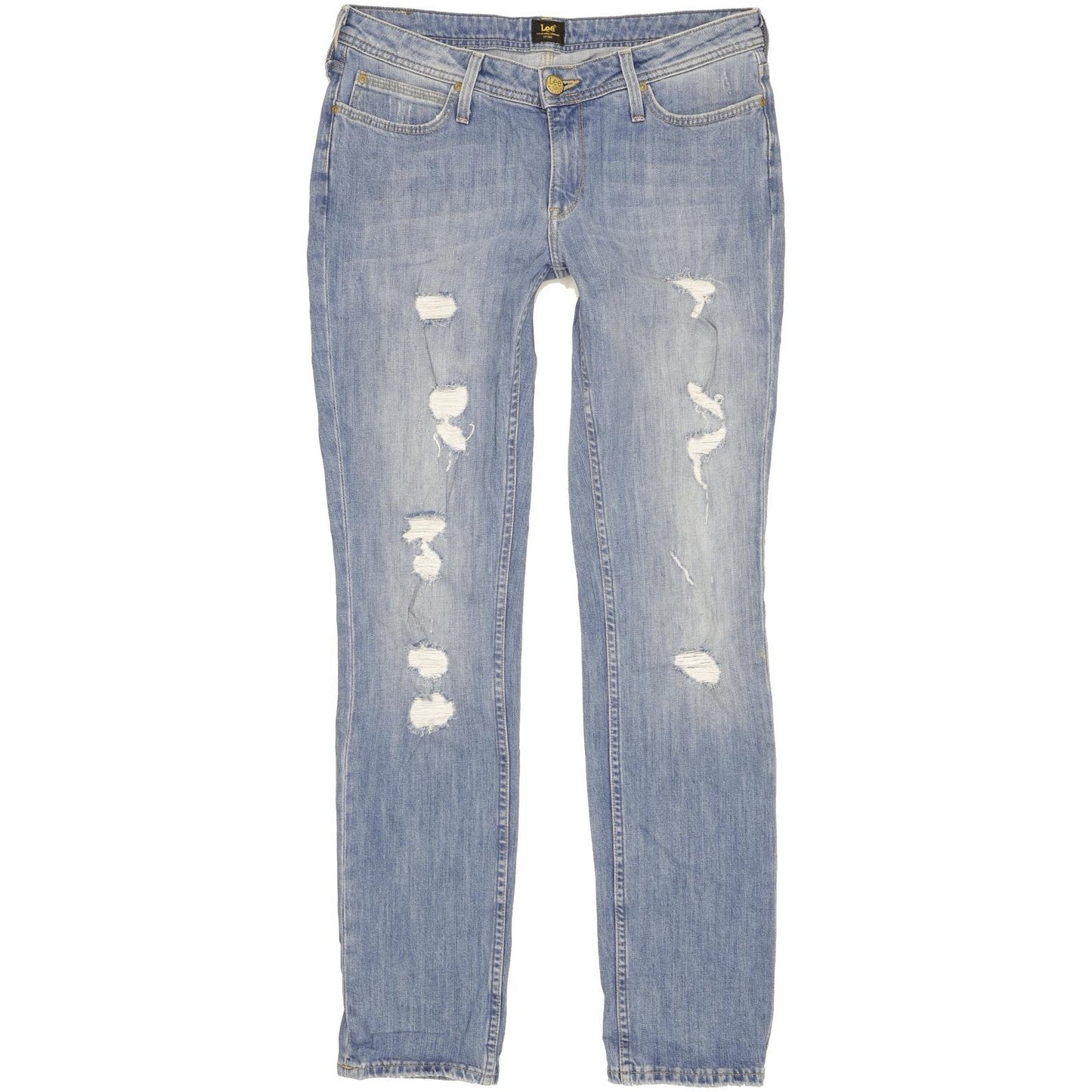 Lee Emlyn Women Blue Straight Regular Stretch Jeans W30 L32
