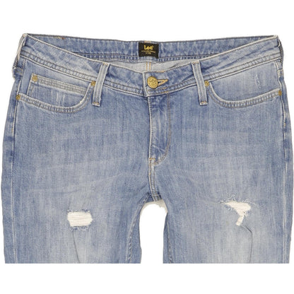 Lee Emlyn Women Blue Straight Regular Stretch Jeans W30 L32