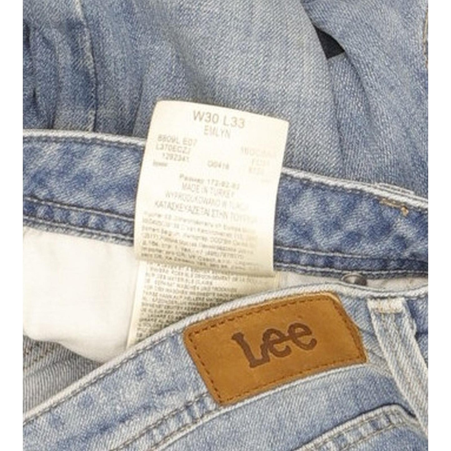Lee Emlyn Women Blue Straight Regular Stretch Jeans W30 L32