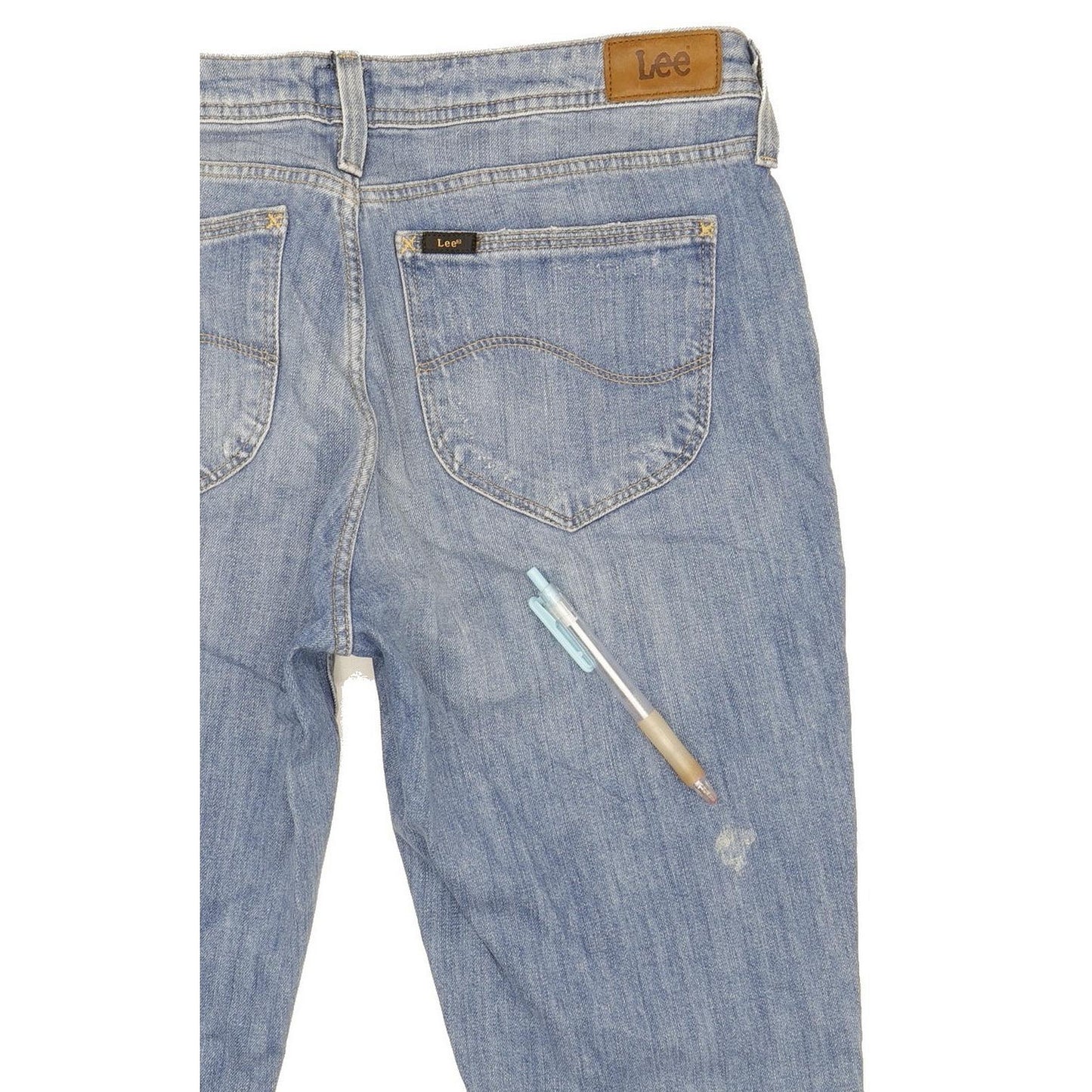 Lee Emlyn Women Blue Straight Regular Stretch Jeans W30 L32