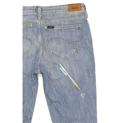 Lee Emlyn Women Blue Straight Regular Stretch Jeans W30 L32