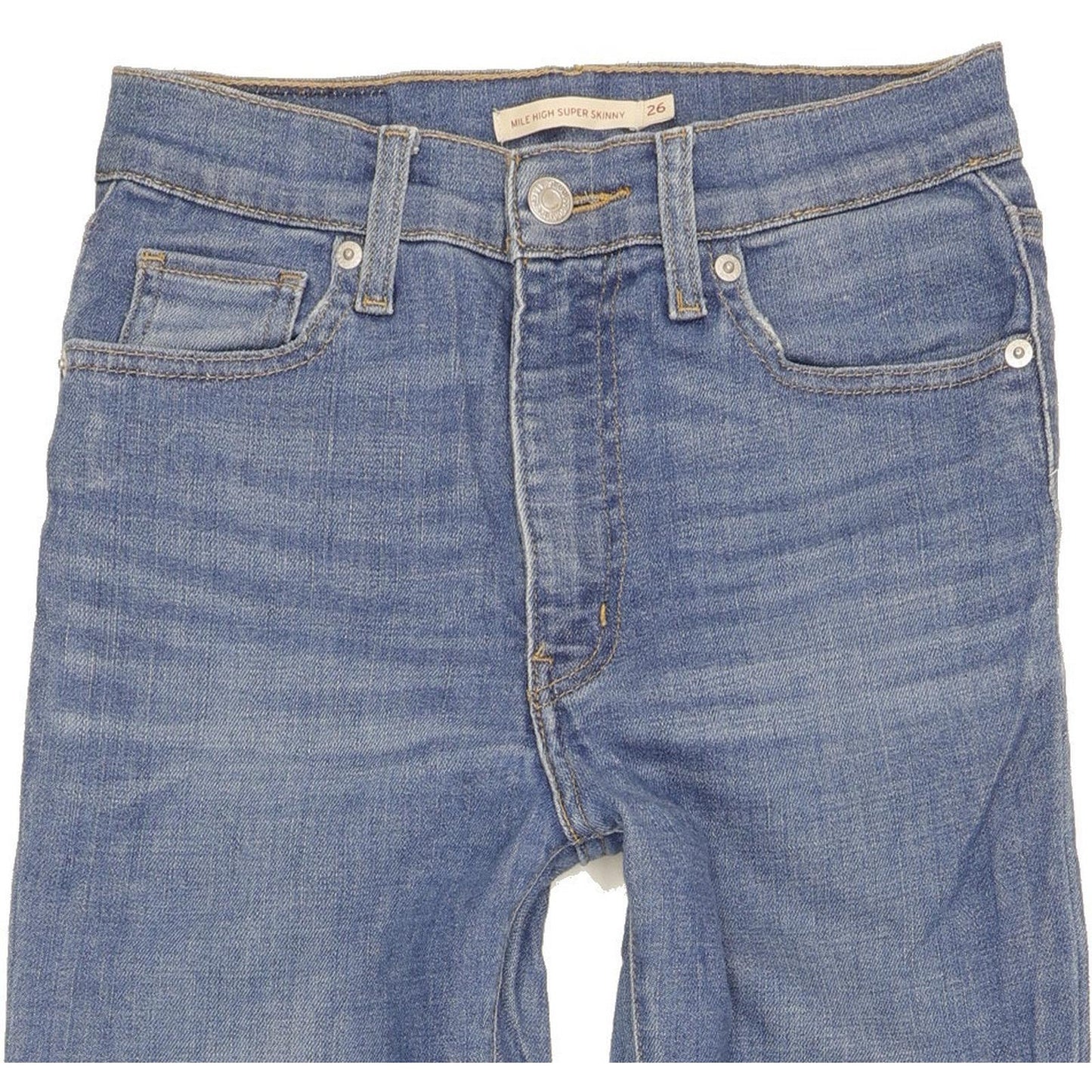 Levi's Mile Women Blue Skinny Slim Stretch Jeans W26 L30