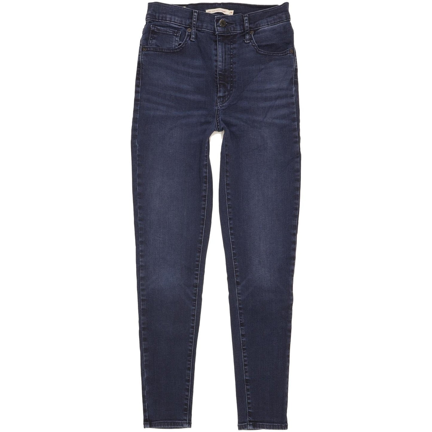 Levi's Mile Navy Skinny Slim Stretch Jeans High Waisted W28 L28