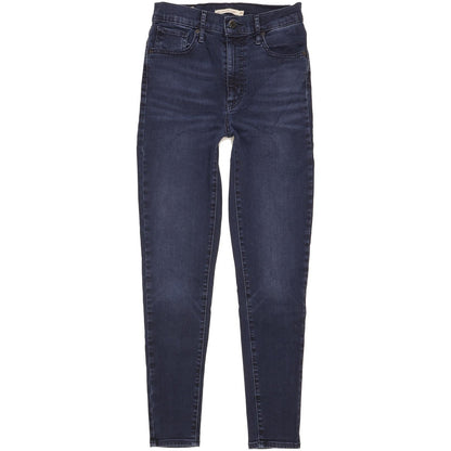 Levi's Mile Navy Skinny Slim Stretch Jeans High Waisted W28 L28