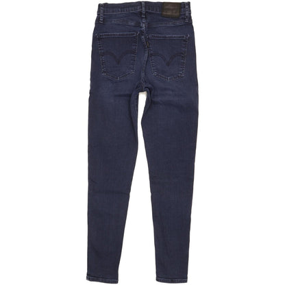 Levi's Mile Navy Skinny Slim Stretch Jeans High Waisted W28 L28