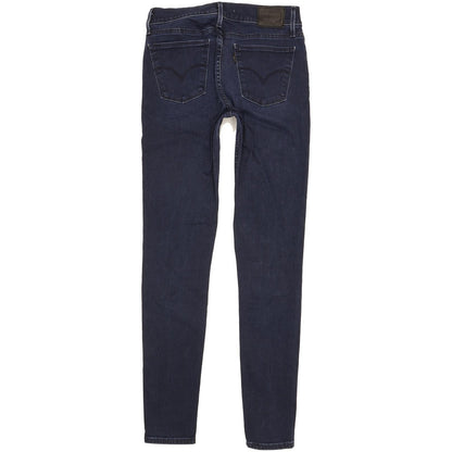 Levi's 710 Super Women Navy Skinny Slim Stretch Jeans W28 L30
