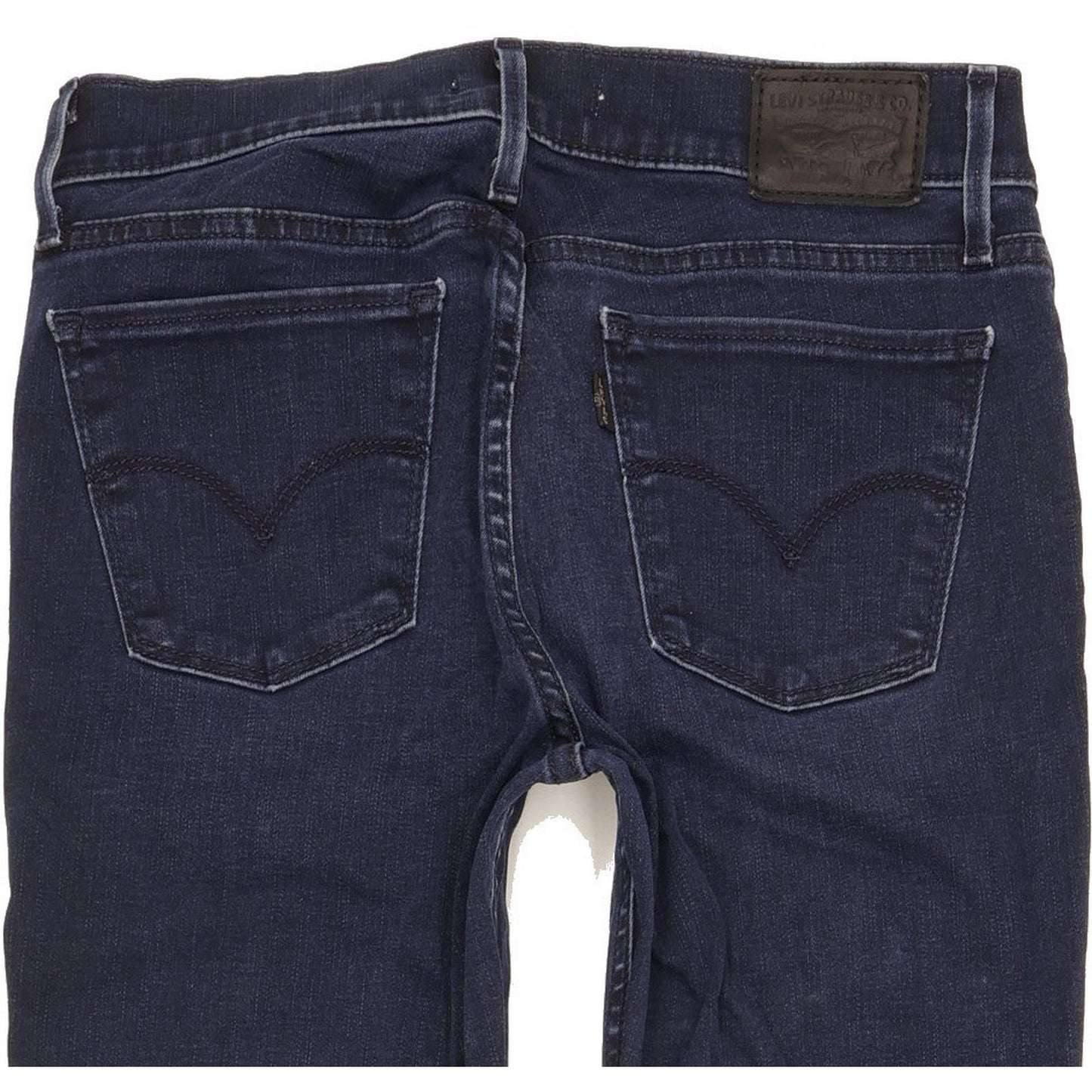 Levi's 710 Super Women Navy Skinny Slim Stretch Jeans W28 L30