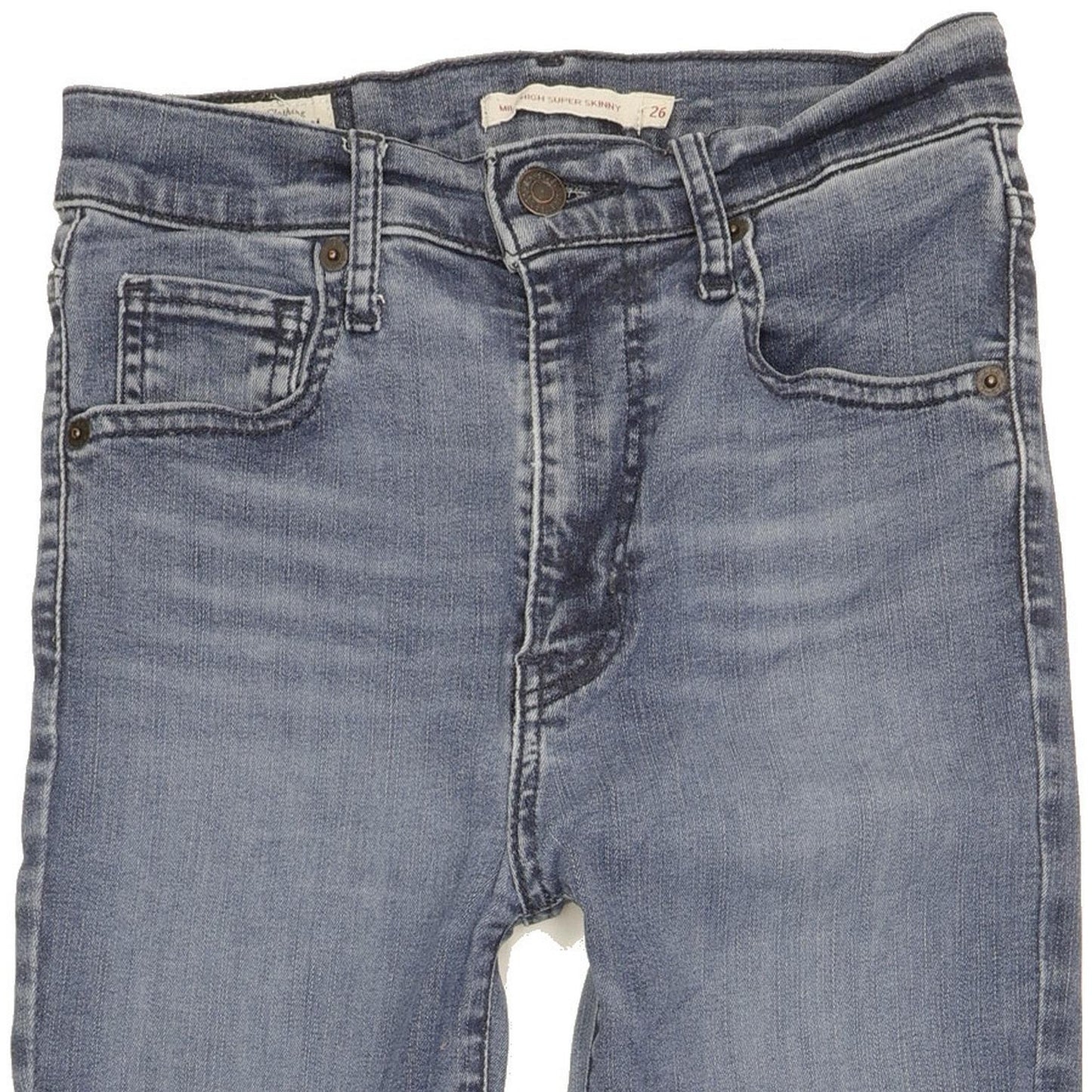 Levi's Mile Women Blue Skinny Slim Stretch Jeans W26 L30