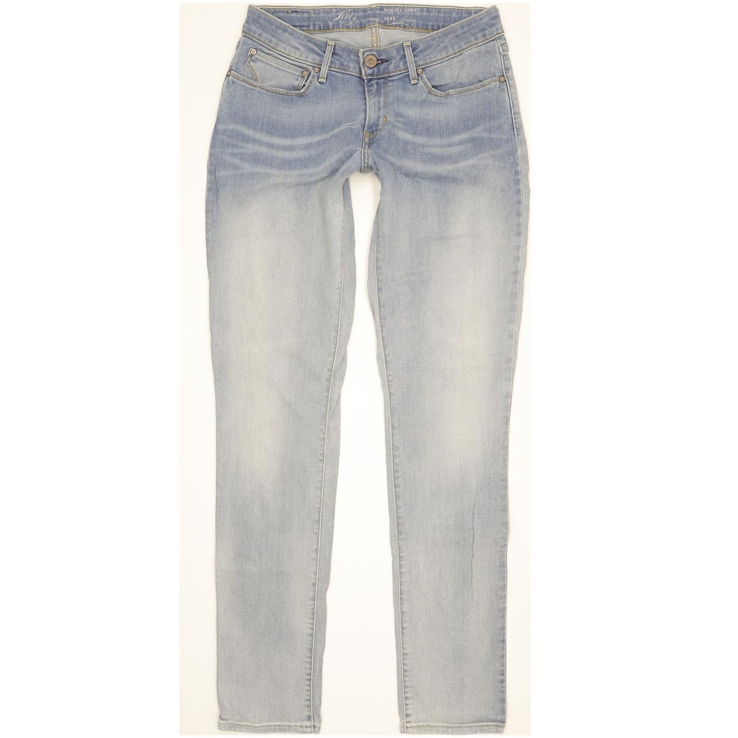 Levi's Bold Curve Women Blue Skinny Slim Stretch Jeans W29 L33