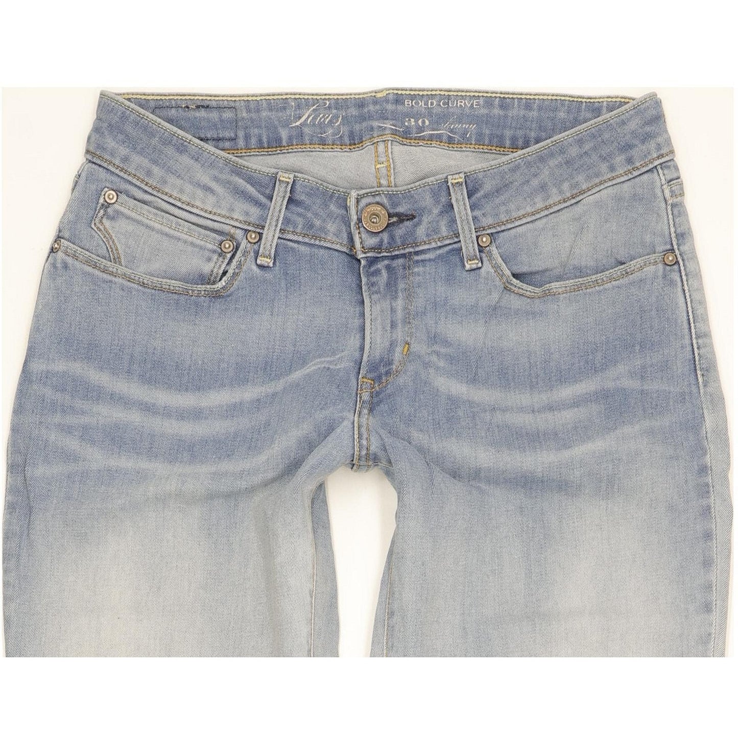 Levi's Bold Curve Women Blue Skinny Slim Stretch Jeans W29 L33