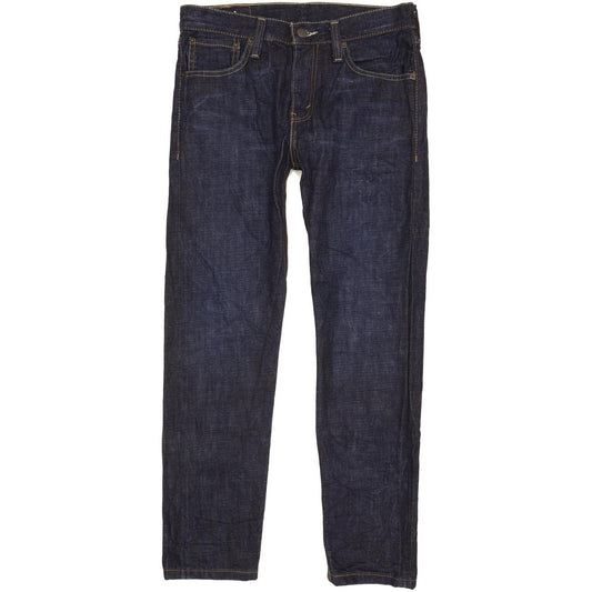 Levi's 508 Men Navy Straight Slim Jeans W30 L29