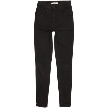 Levi's Mile Black Skinny Slim Jeans High Waisted W27 L32