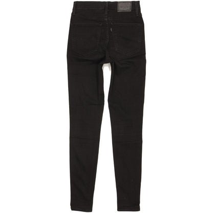 Levi's Mile Black Skinny Slim Jeans High Waisted W27 L32