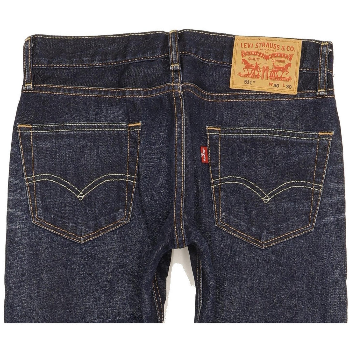 Levi's 511 Men Blue Straight Slim Jeans W30 L29