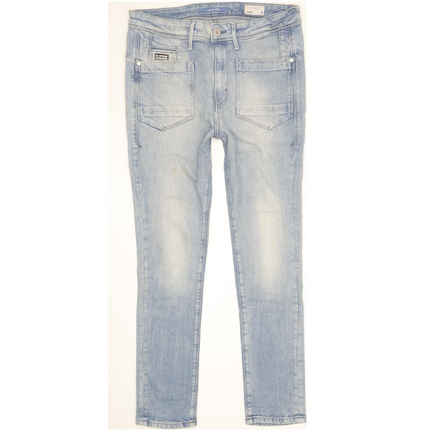 G-Star Blue Skinny Loose Boyfriend Stretch Jeans High Waisted W30 L32