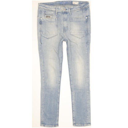 G-Star Blue Skinny Loose Boyfriend Stretch Jeans High Waisted W30 L32
