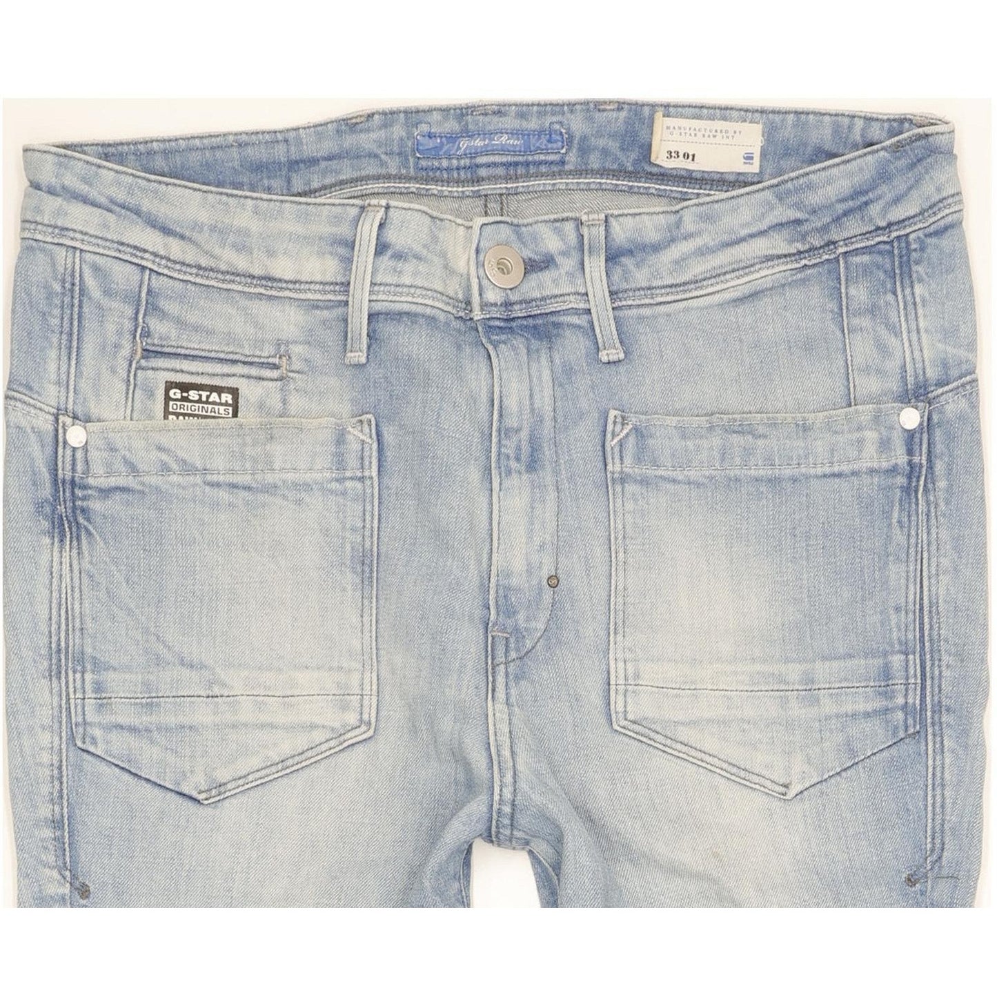 G-Star Blue Skinny Loose Boyfriend Stretch Jeans High Waisted W30 L32