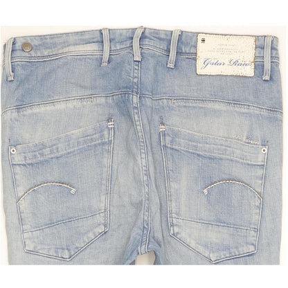 G-Star Blue Skinny Loose Boyfriend Stretch Jeans High Waisted W30 L32