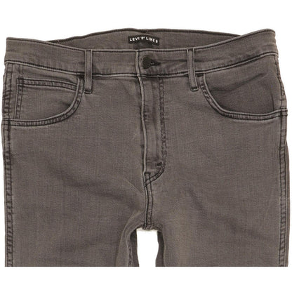 Levi's Line 8 Men Grey Skinny Slim Stretch Jeans W31 L31