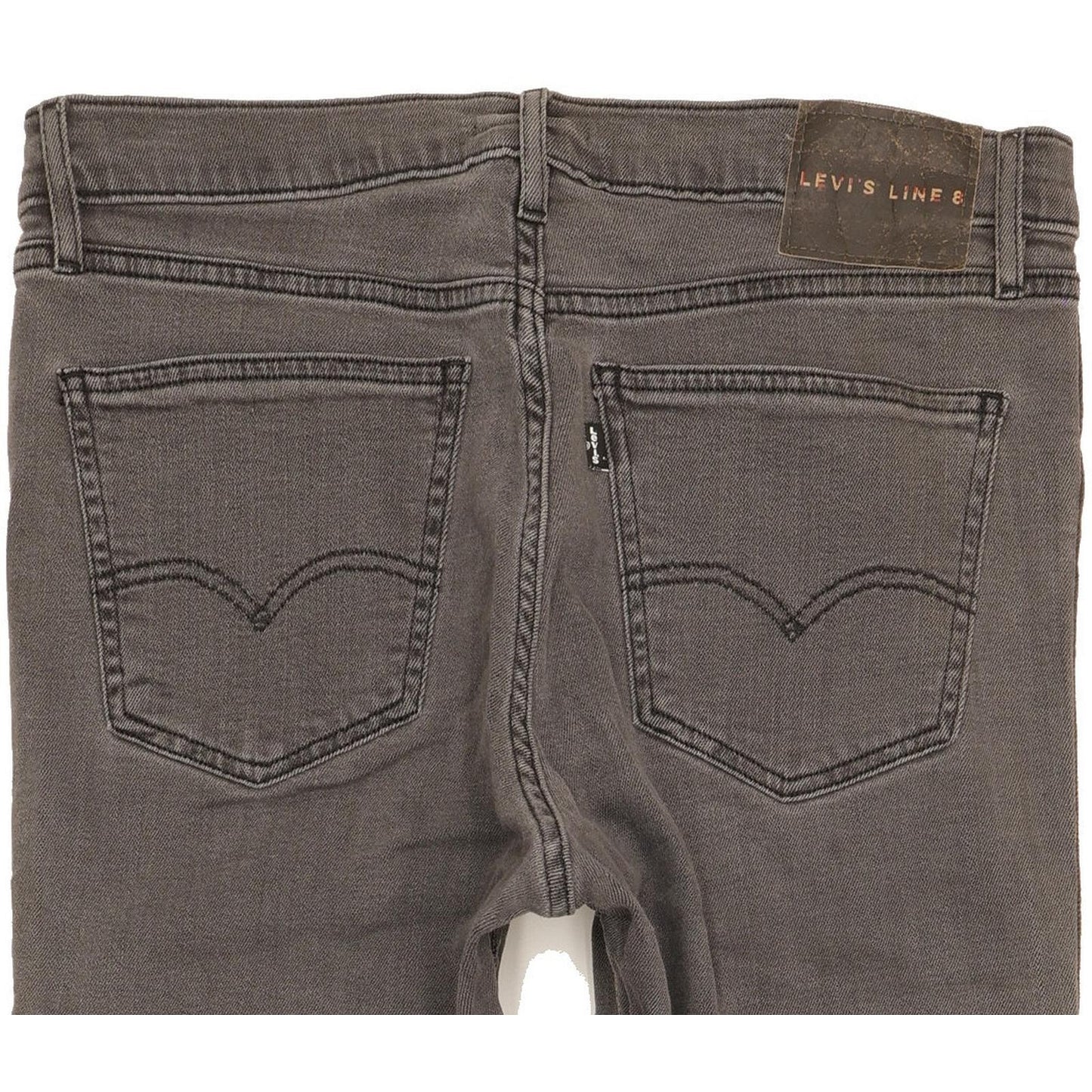 Levi's Line 8 Men Grey Skinny Slim Stretch Jeans W31 L31