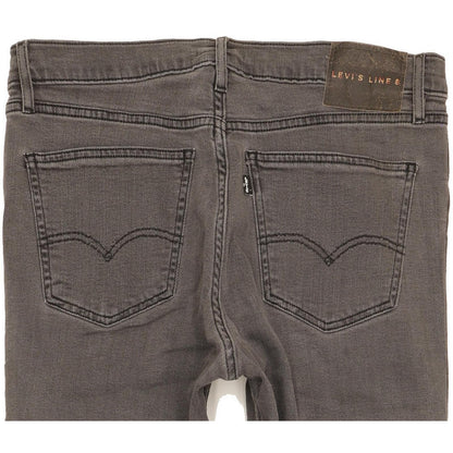 Levi's Line 8 Men Grey Skinny Slim Stretch Jeans W31 L31